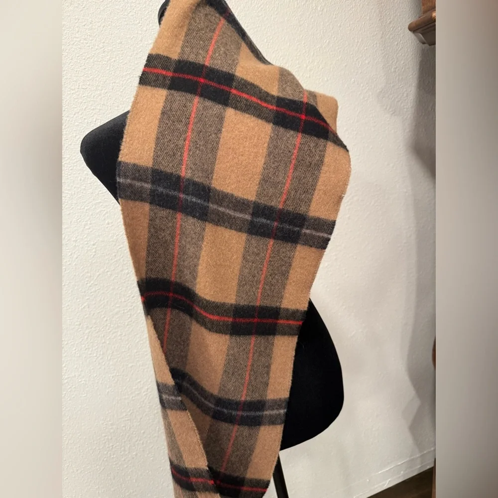 Dior Monsieur Merino Wool Plaid Scarf